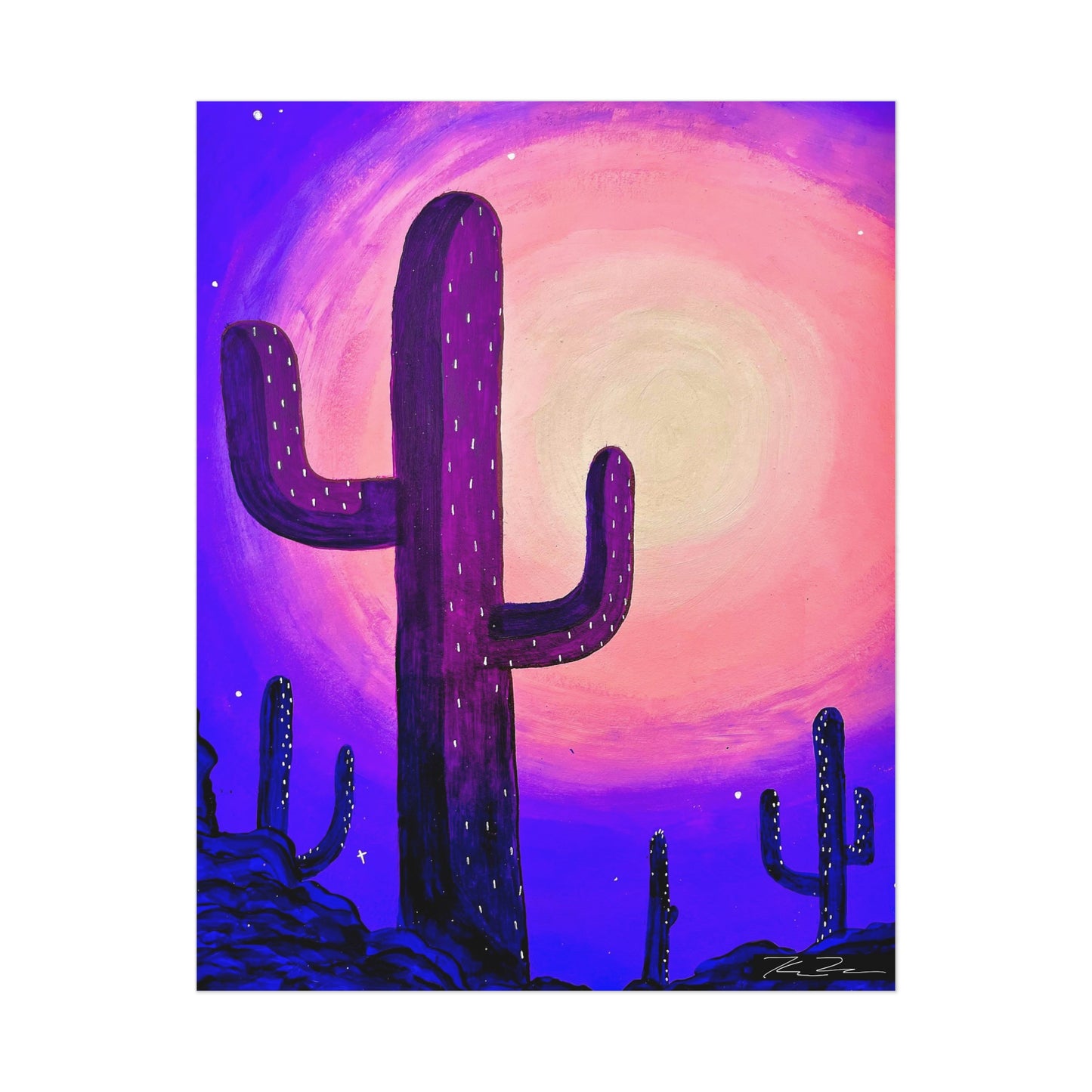 Violet Desert (poster.)