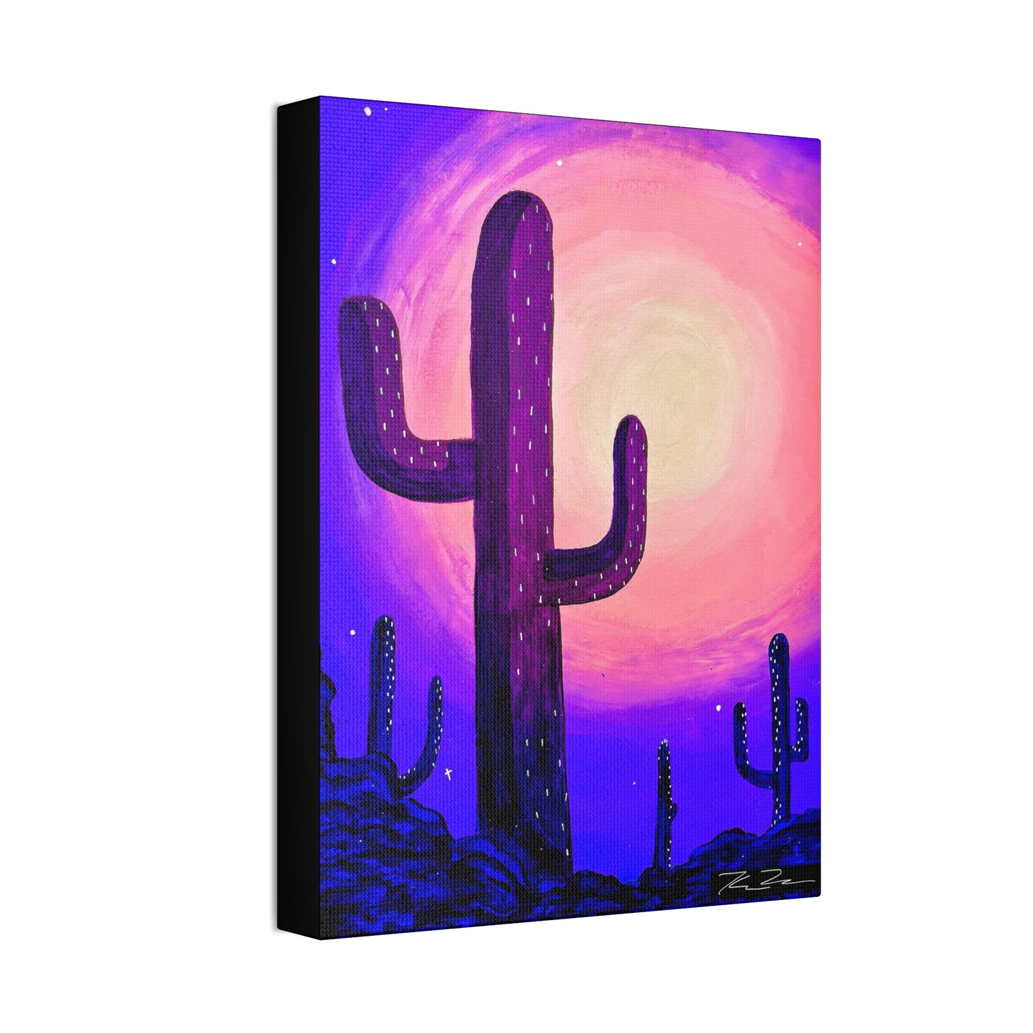 Violet Desert (on canvas.)