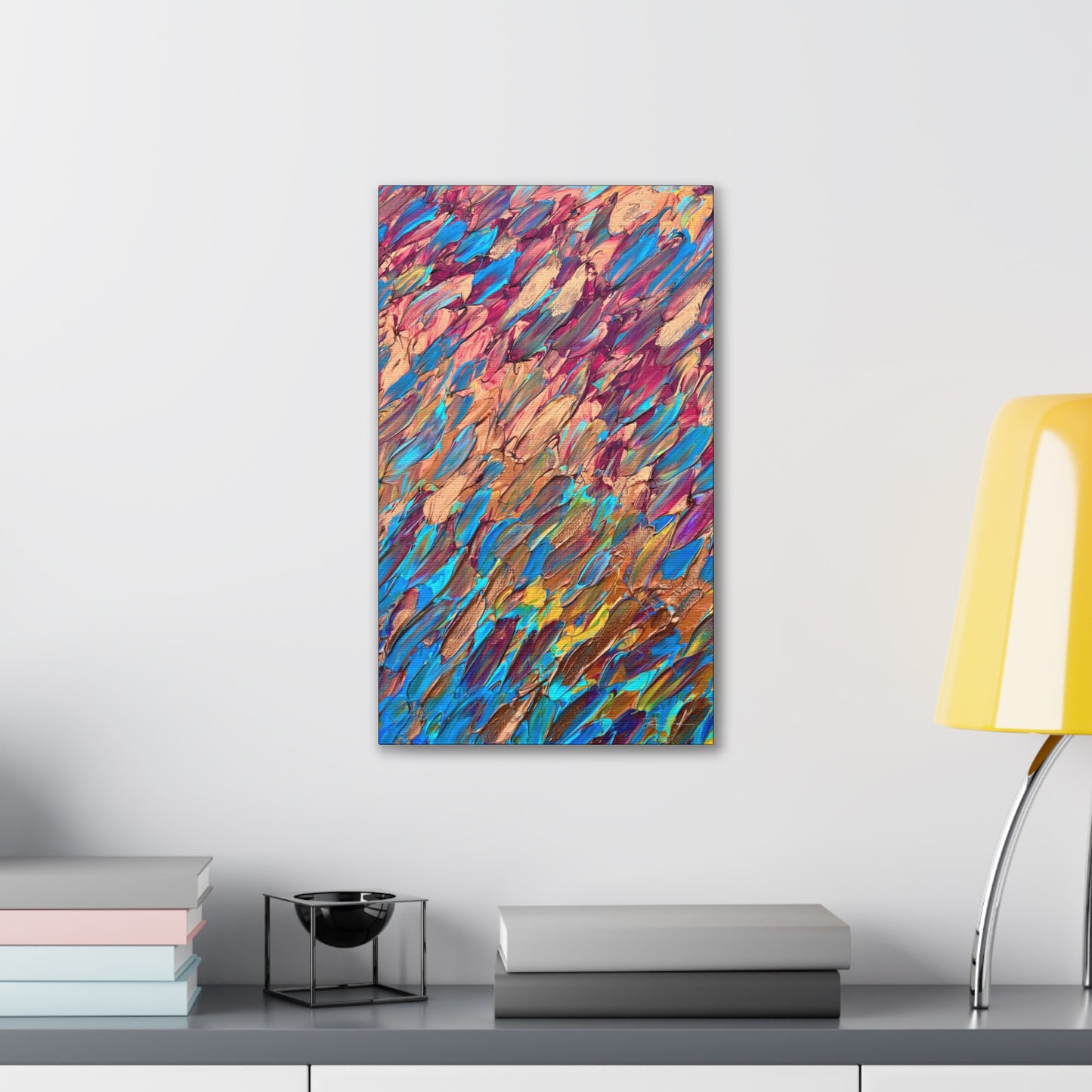 Cool Beach Day (on canvas.)