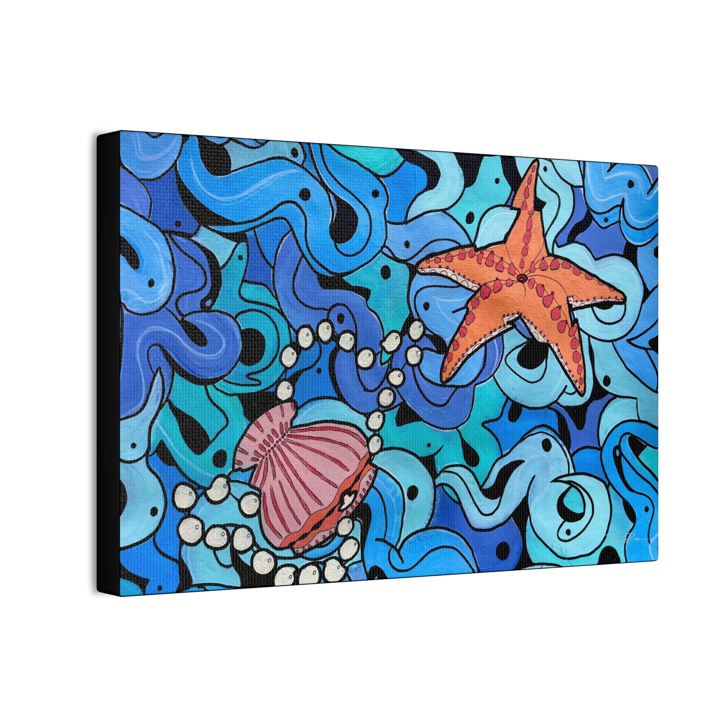 90’s Reef (on canvas.)