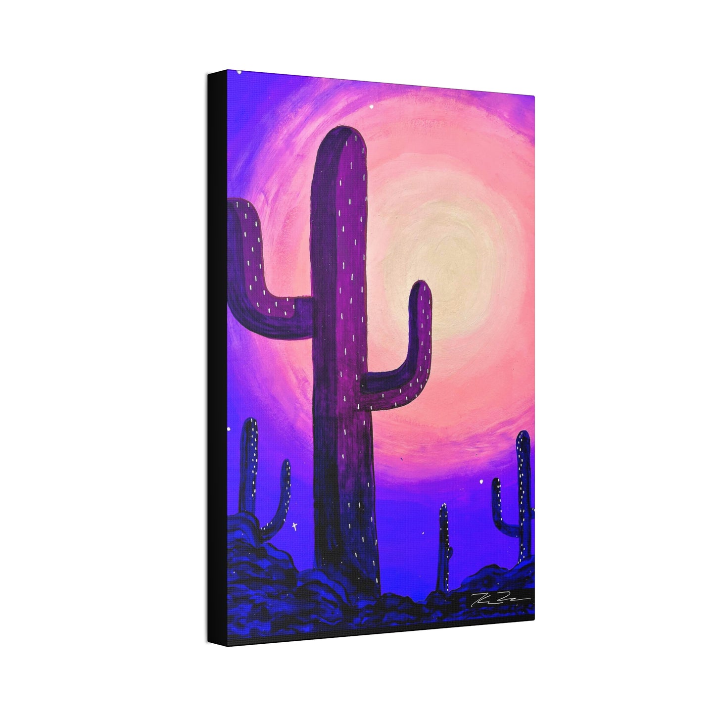 Violet Desert (on canvas.)