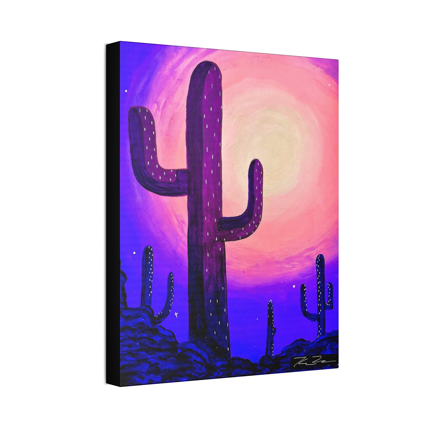 Violet Desert (on canvas.)