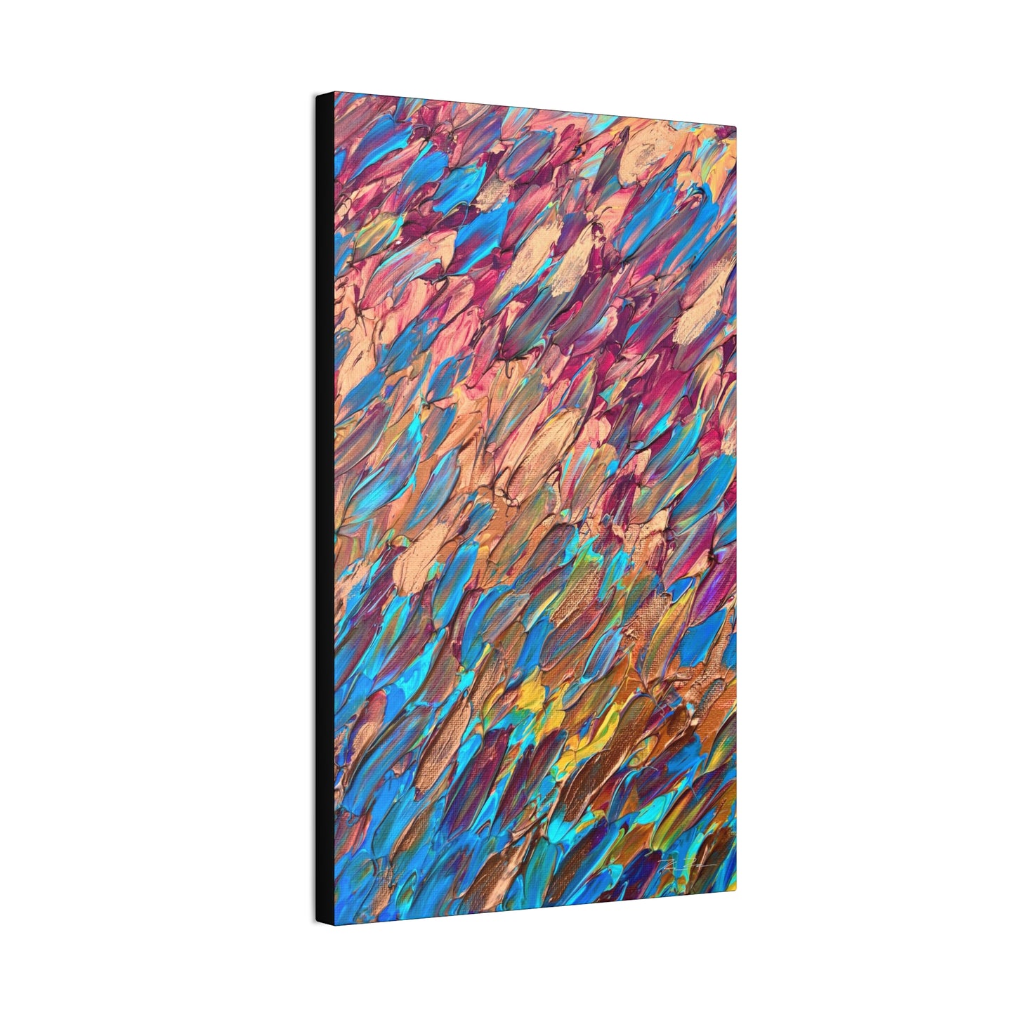 Cool Beach Day (on canvas.)