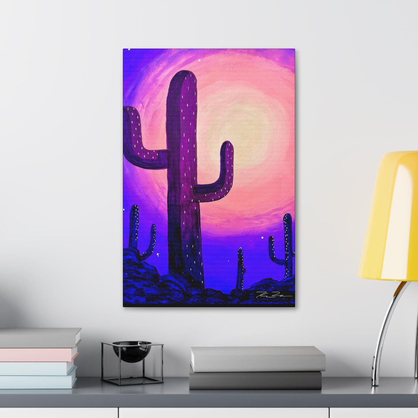 Violet Desert (on canvas.)