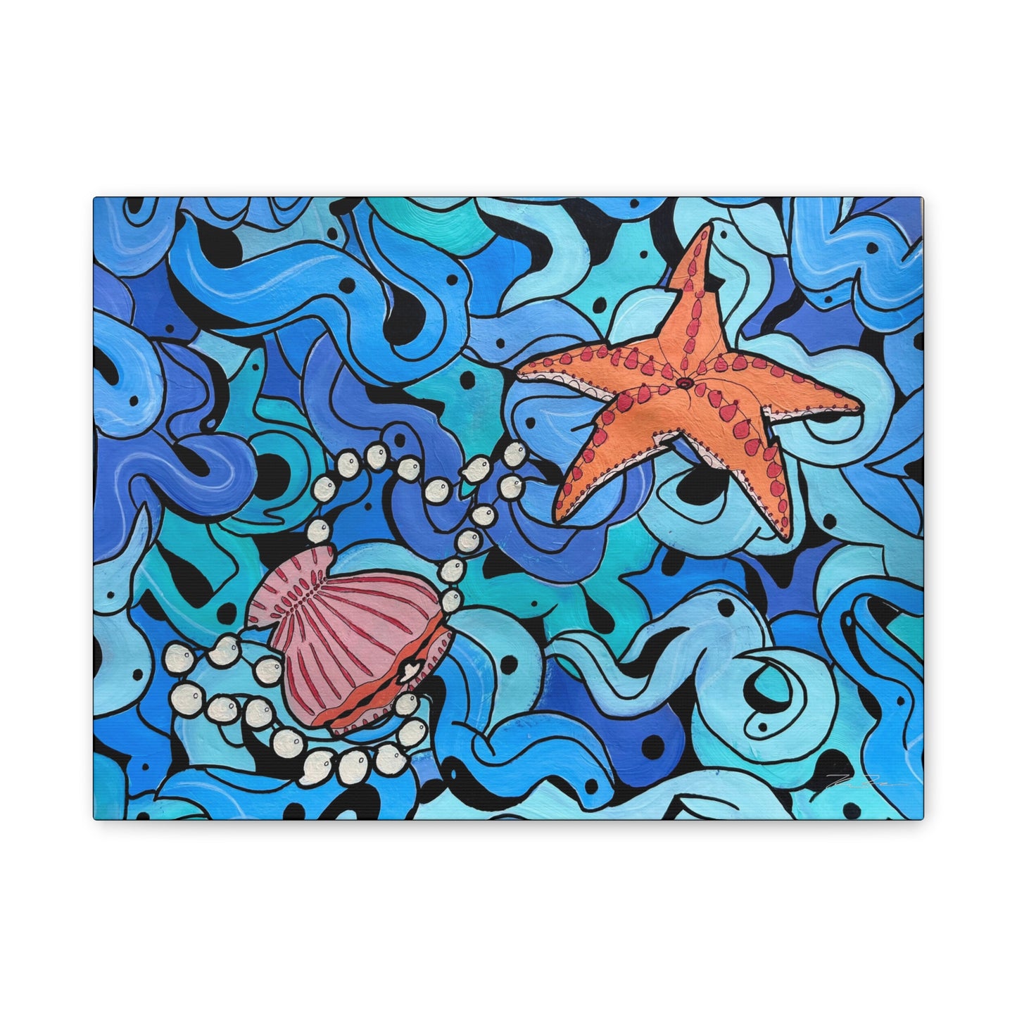 90’s Reef (on canvas.)