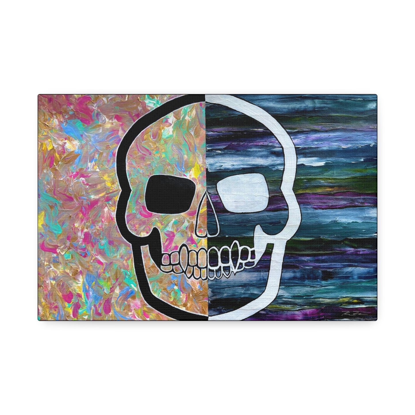 Split Skull (on canvas.)