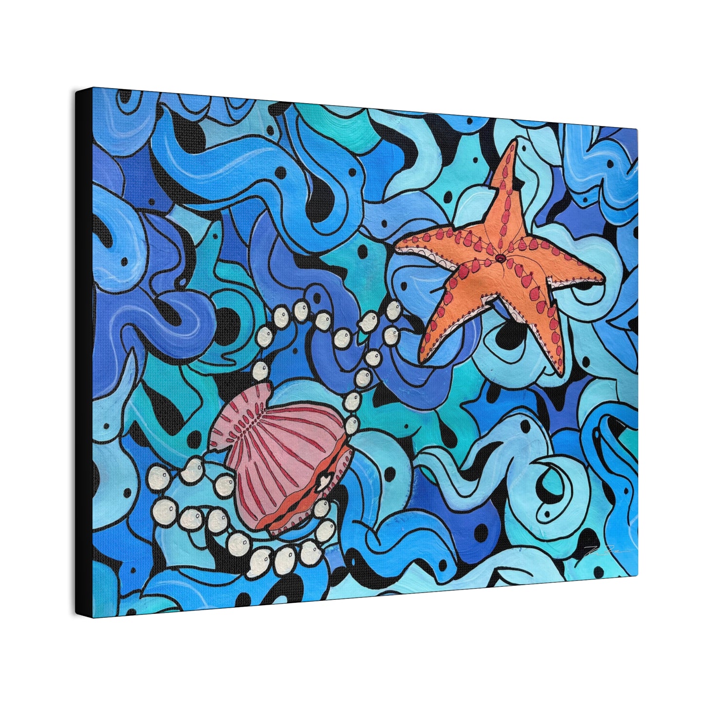 90’s Reef (on canvas.)