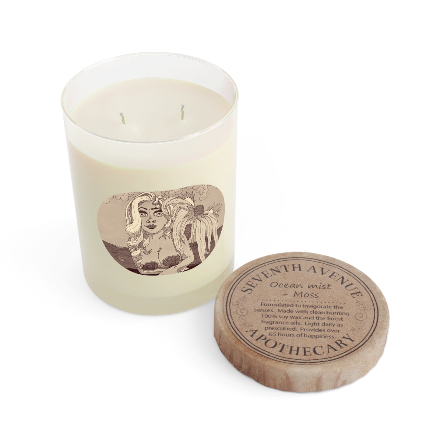 Luxury Scented Candle (Art Label)