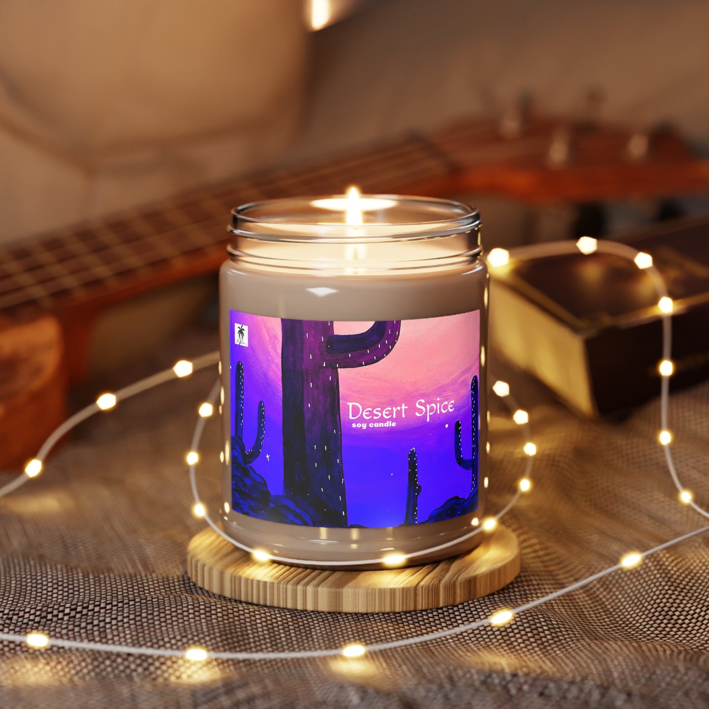 Violet Desert -Comfort Spice- scented Soy Candle