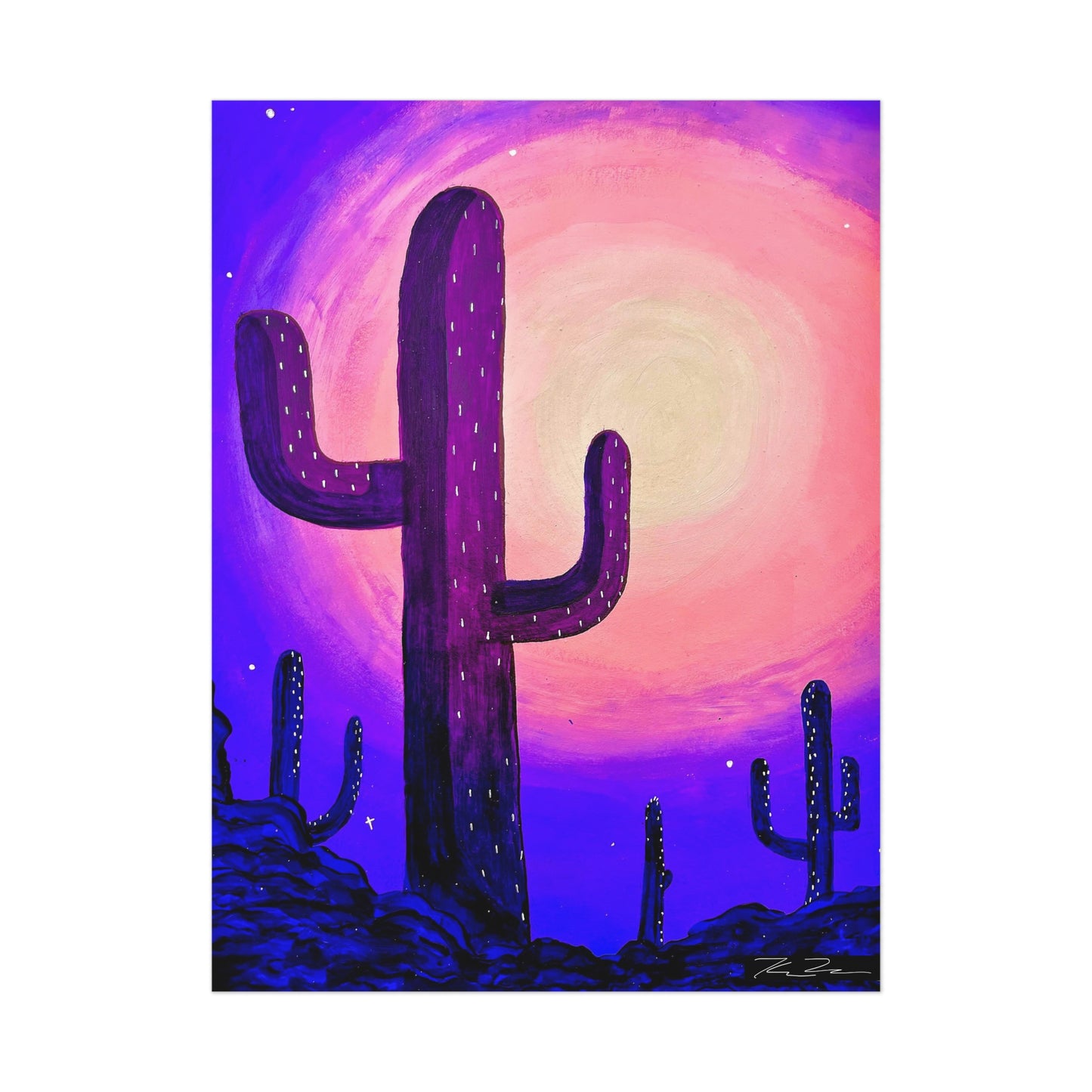 Violet Desert (poster.)