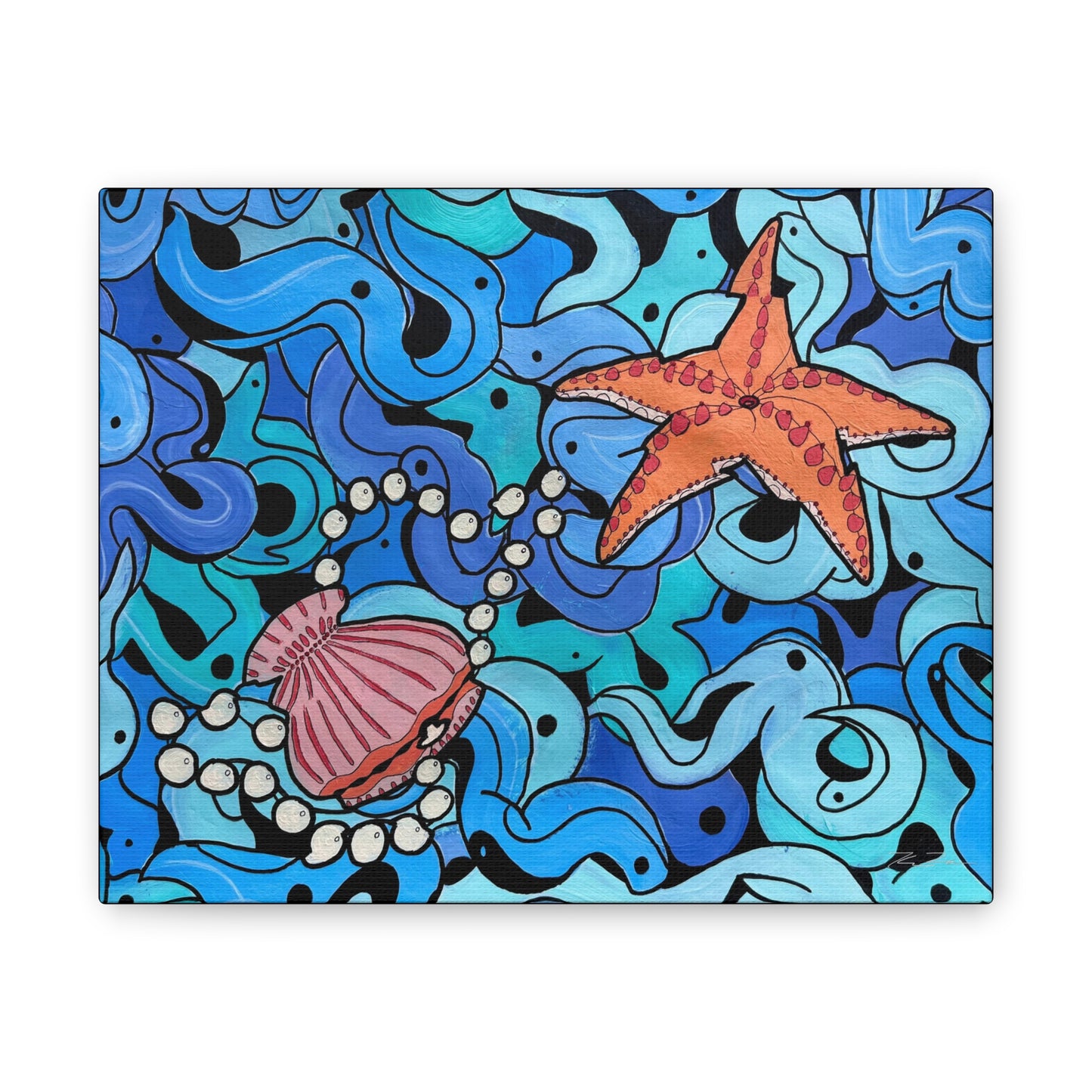 90’s Reef (on canvas.)