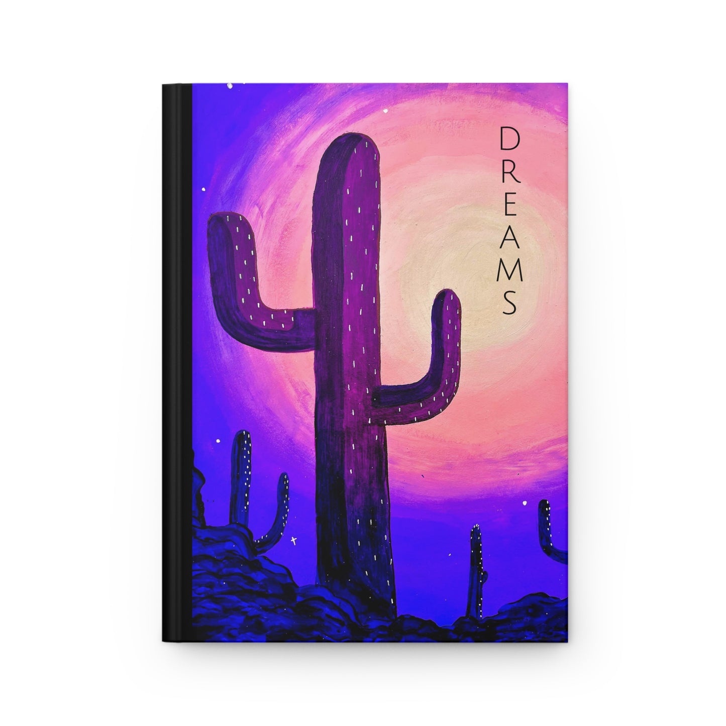 Violet Desert Dreams Hardcover Manifest Journal