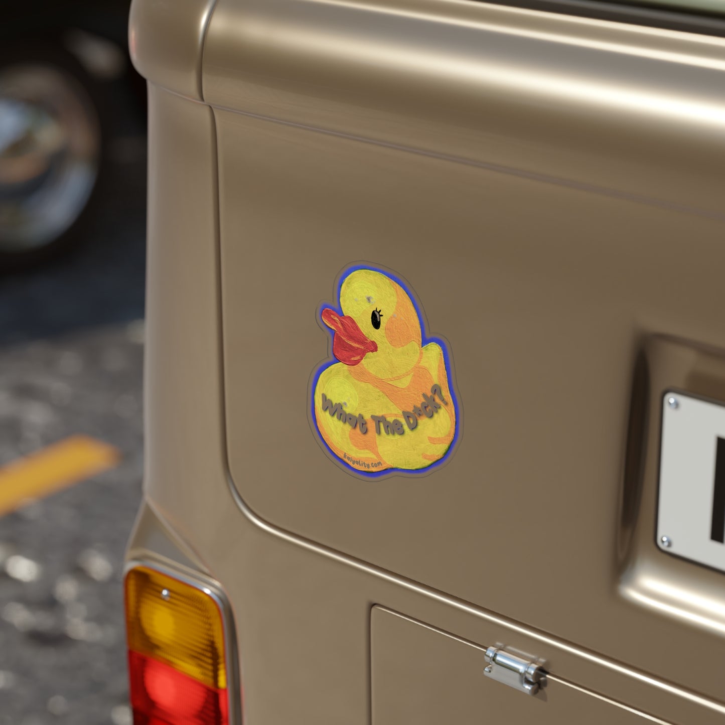 ‘What the Duck’ (vinyl decal sticker)