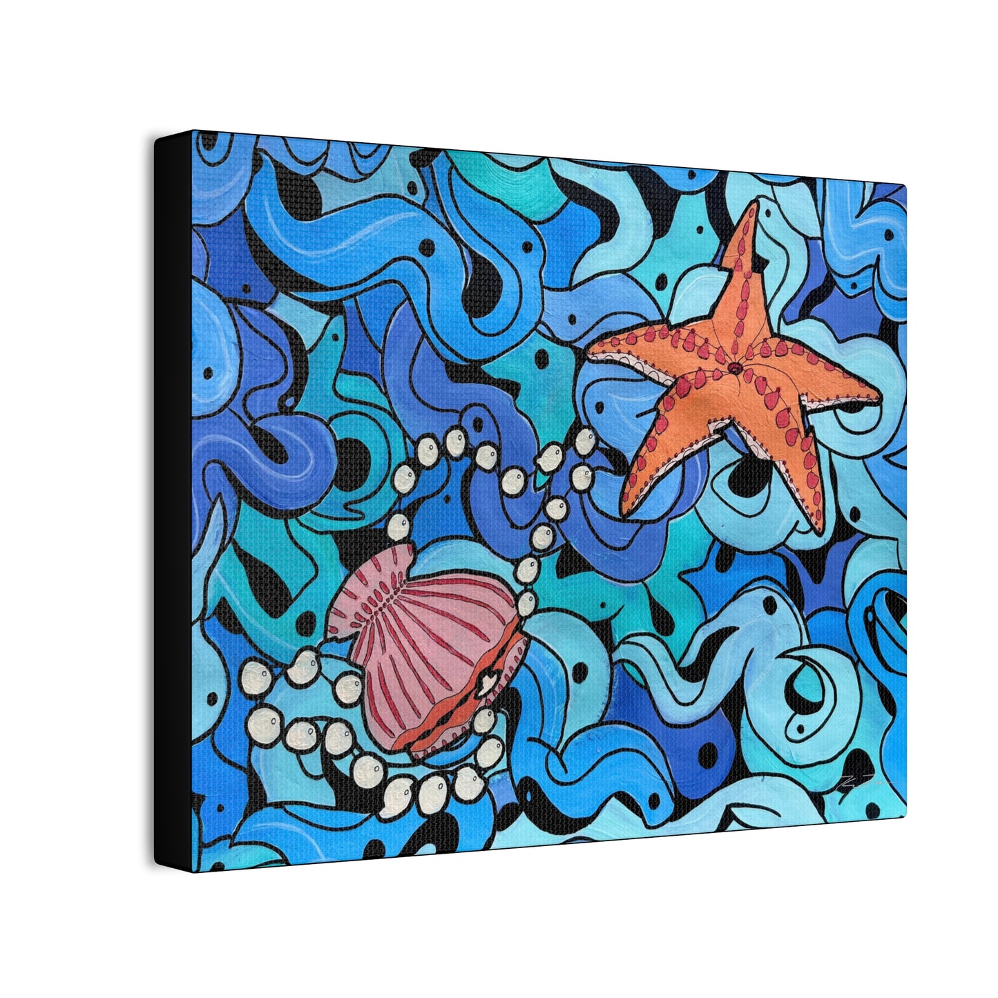 90’s Reef (on canvas.)