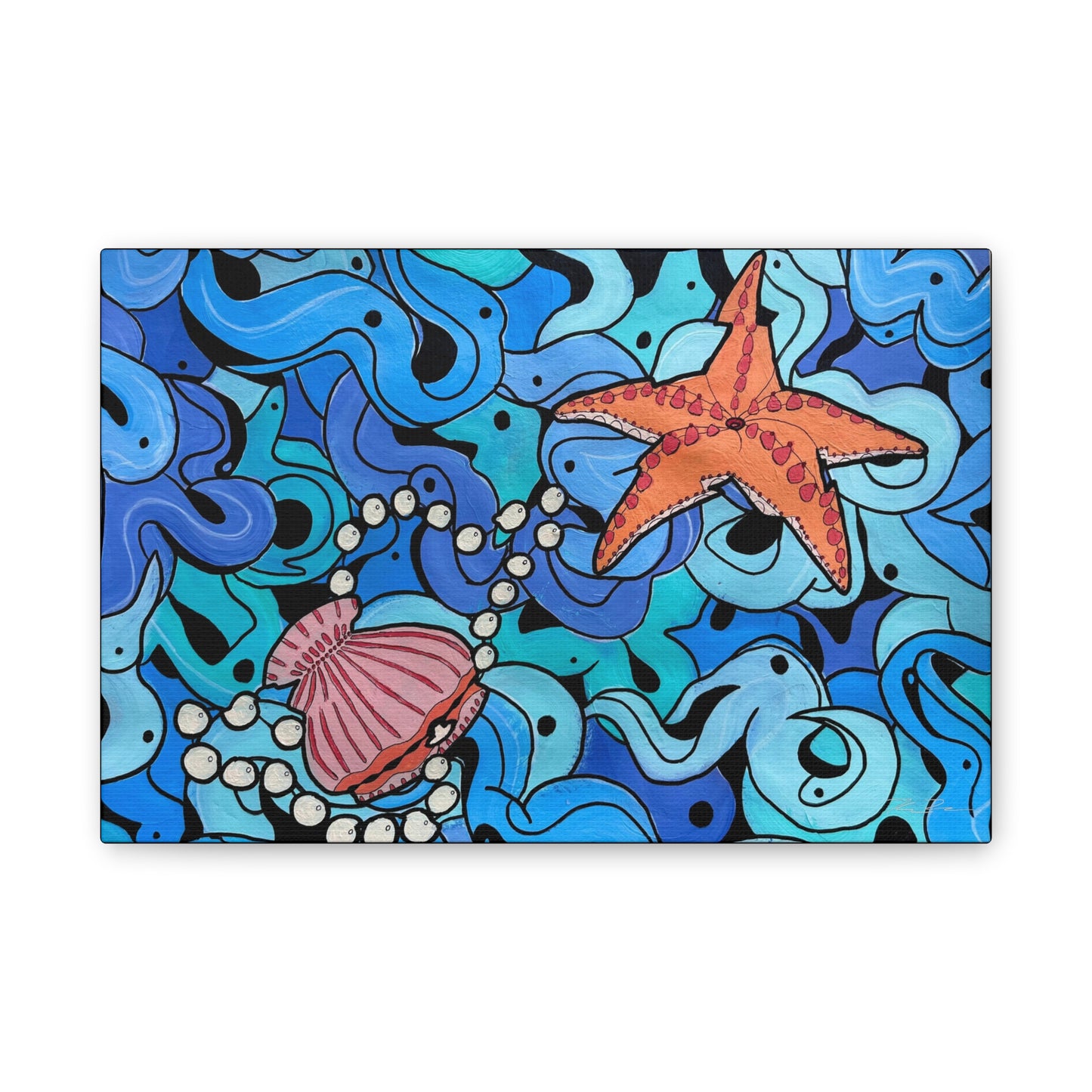 90’s Reef (on canvas.)