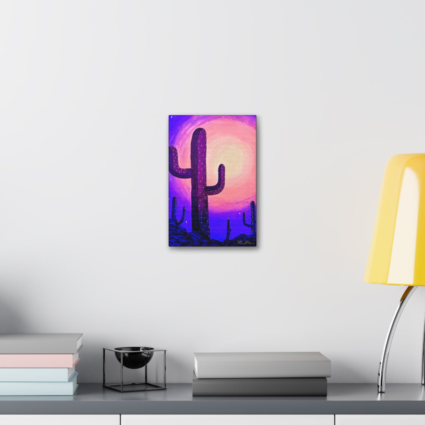 Violet Desert (on canvas.)