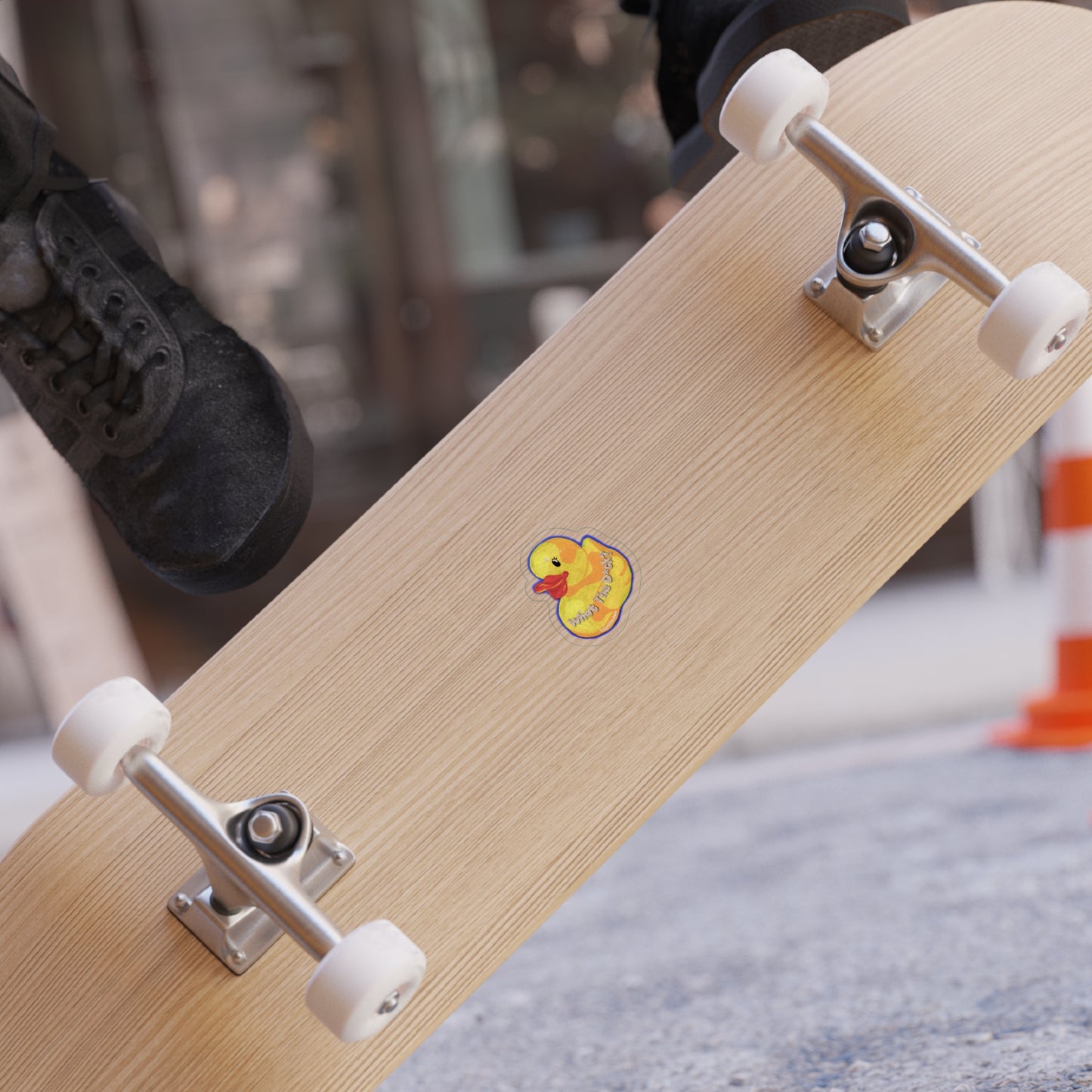 ‘What the Duck’ (vinyl decal sticker)
