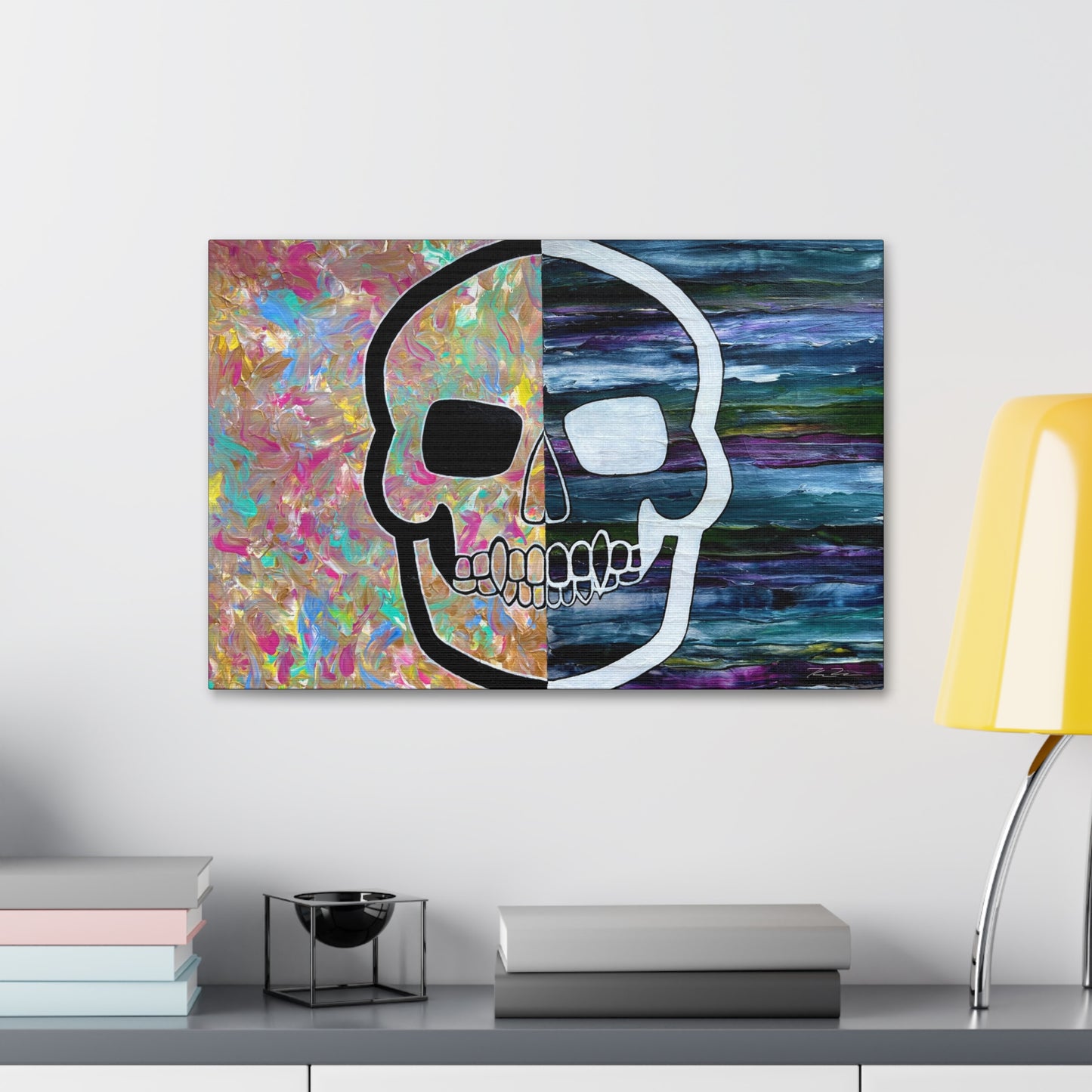 Split Skull (on canvas.)