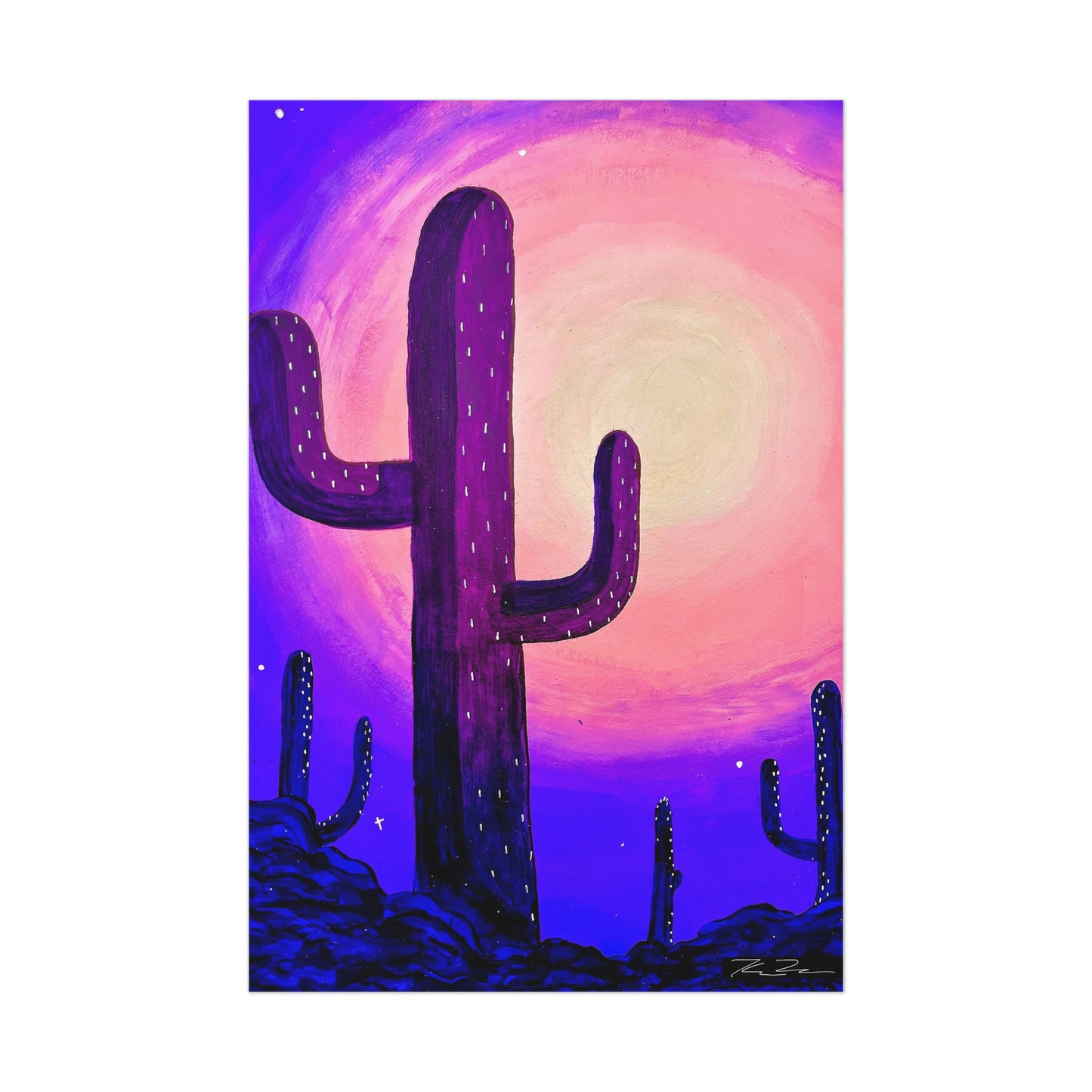 Violet Desert (poster.)