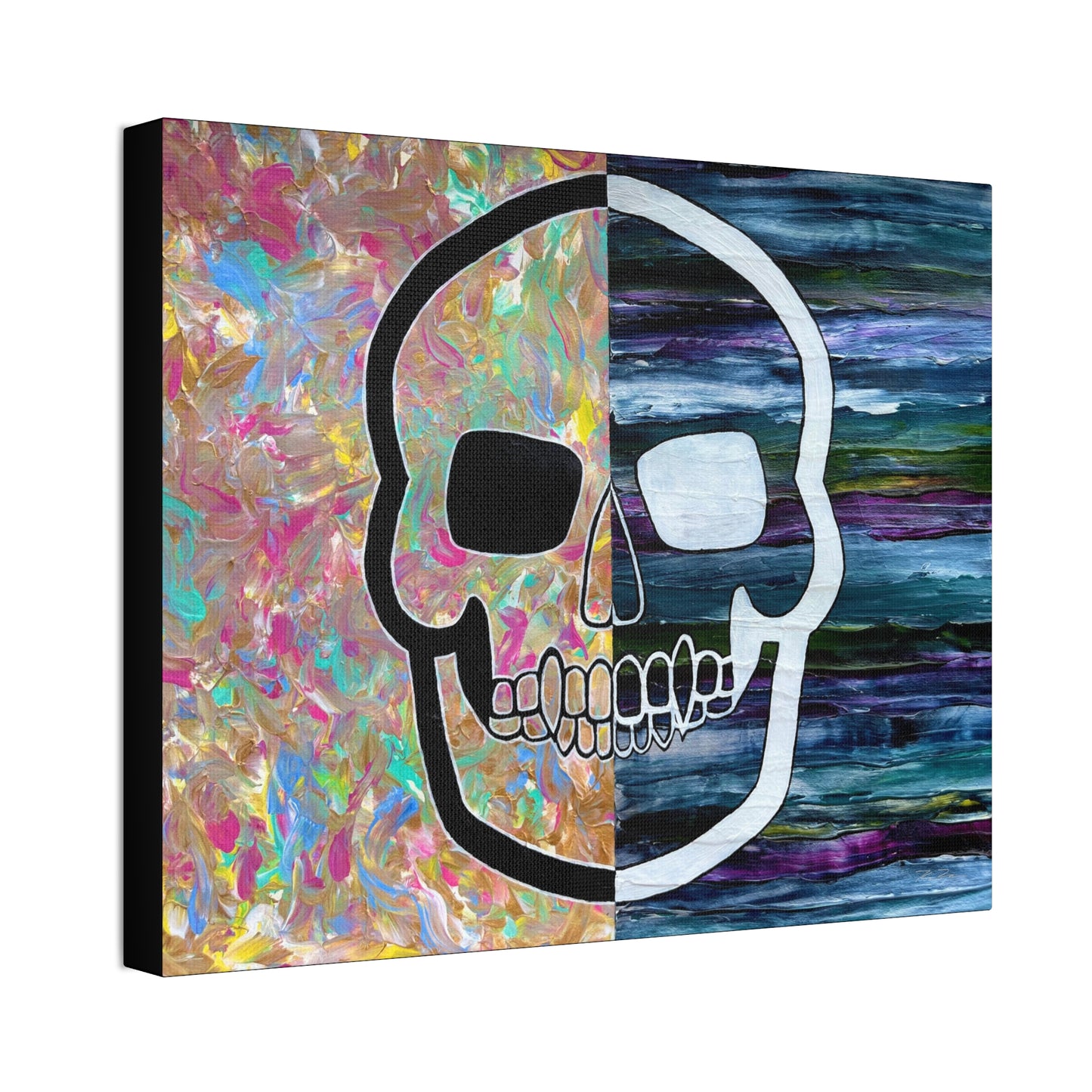 Split Skull (on canvas.)