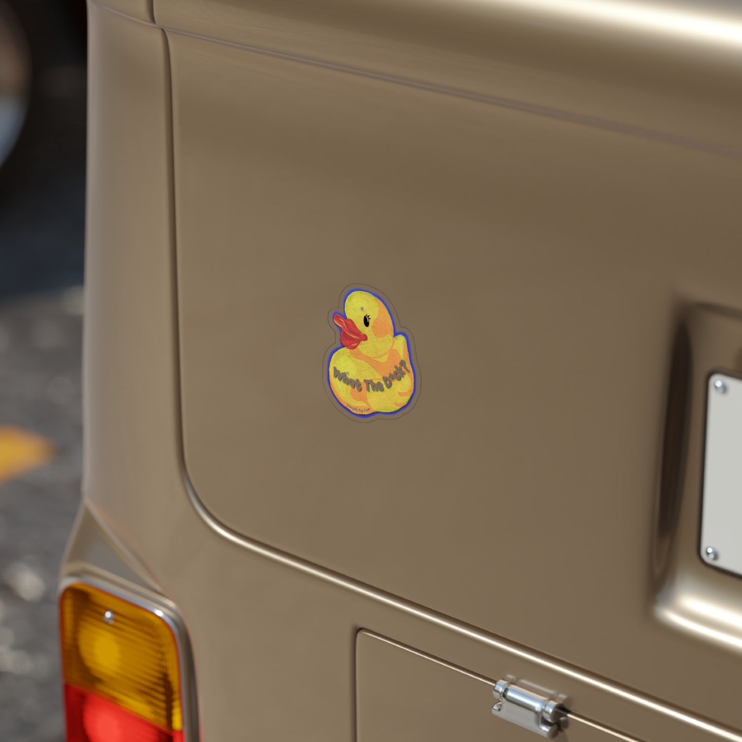 ‘What the Duck’ (vinyl decal sticker)