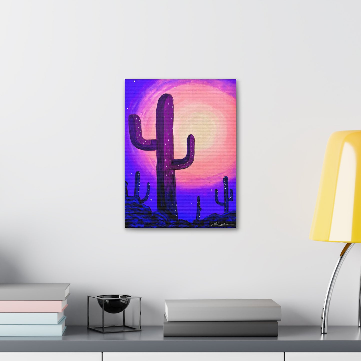 Violet Desert (on canvas.)