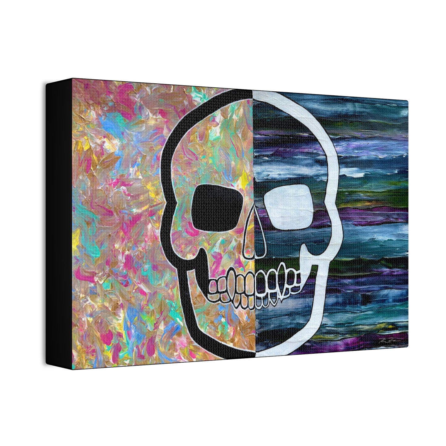 Split Skull (on canvas.)