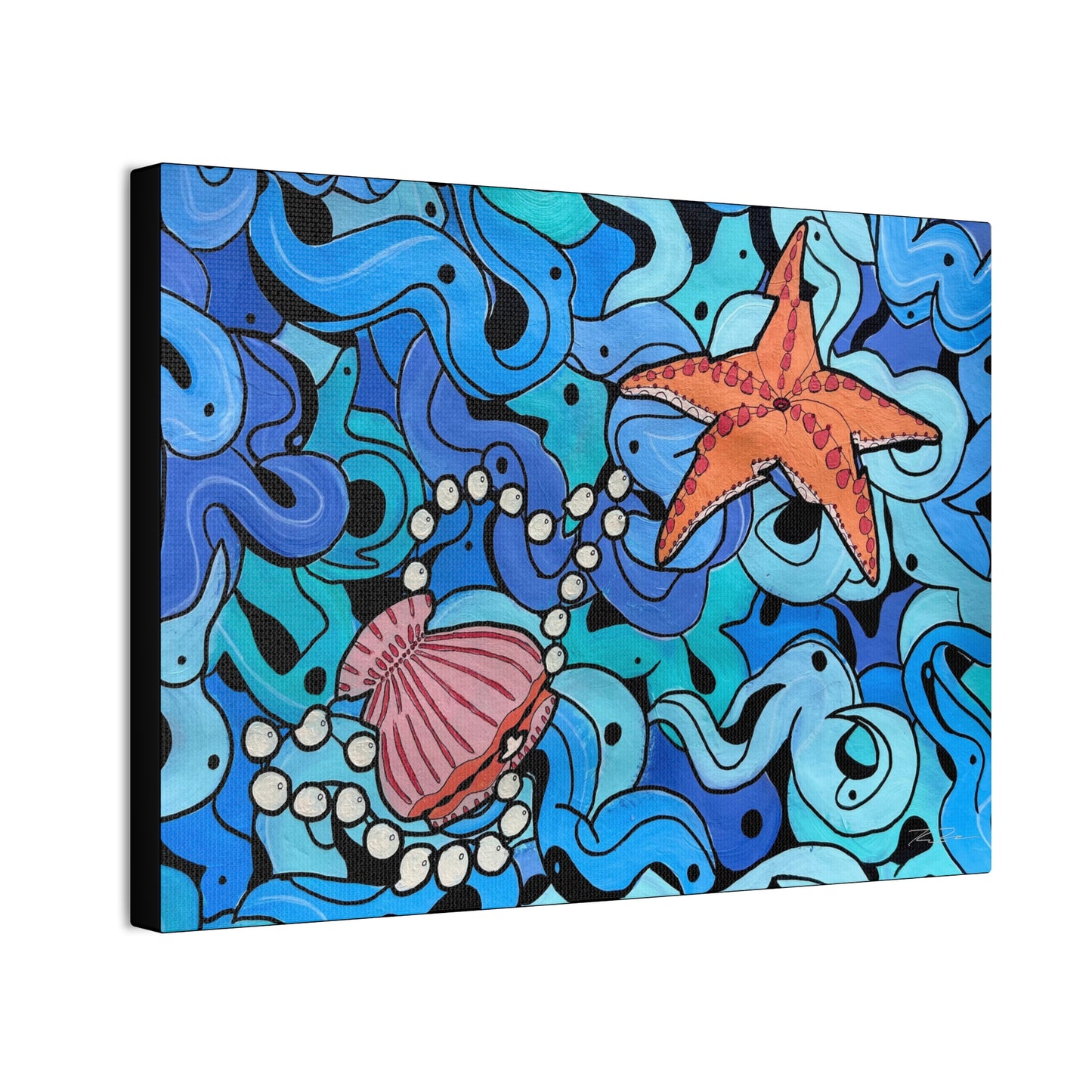 90’s Reef (on canvas.)