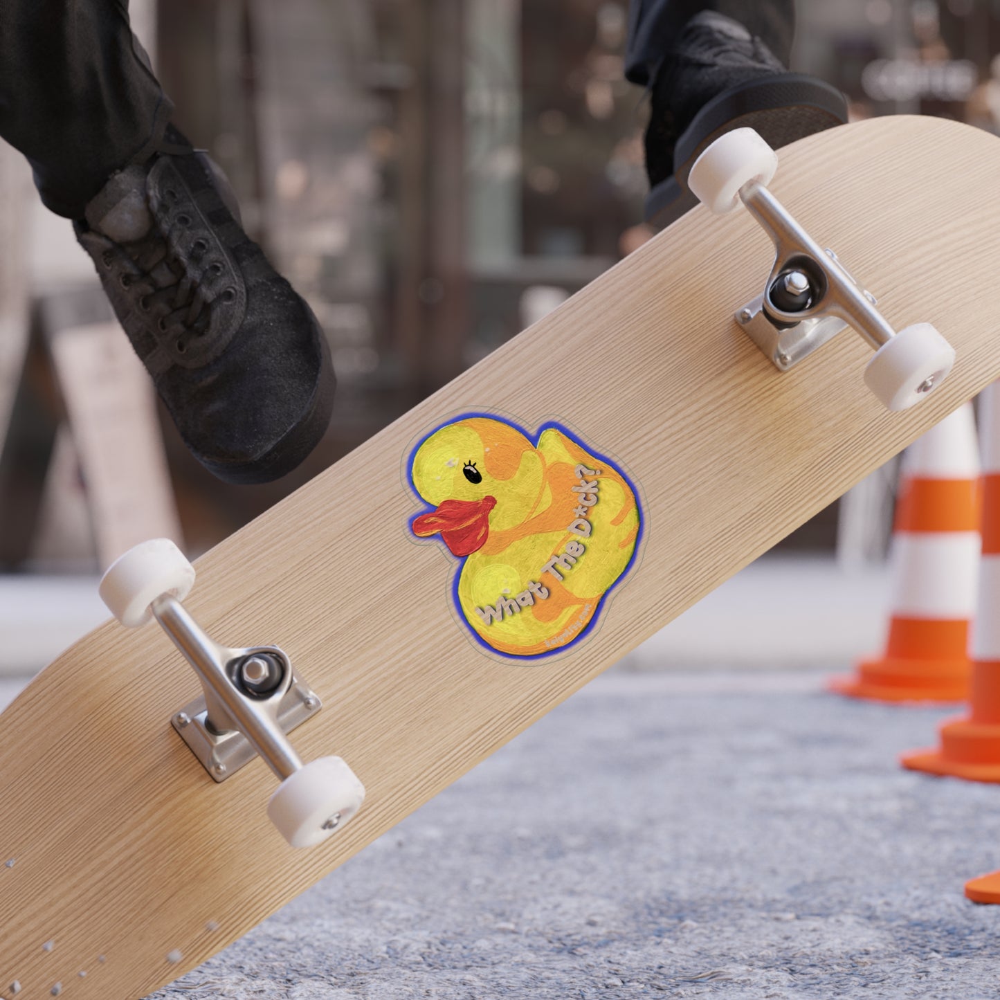 ‘What the Duck’ (vinyl decal sticker)
