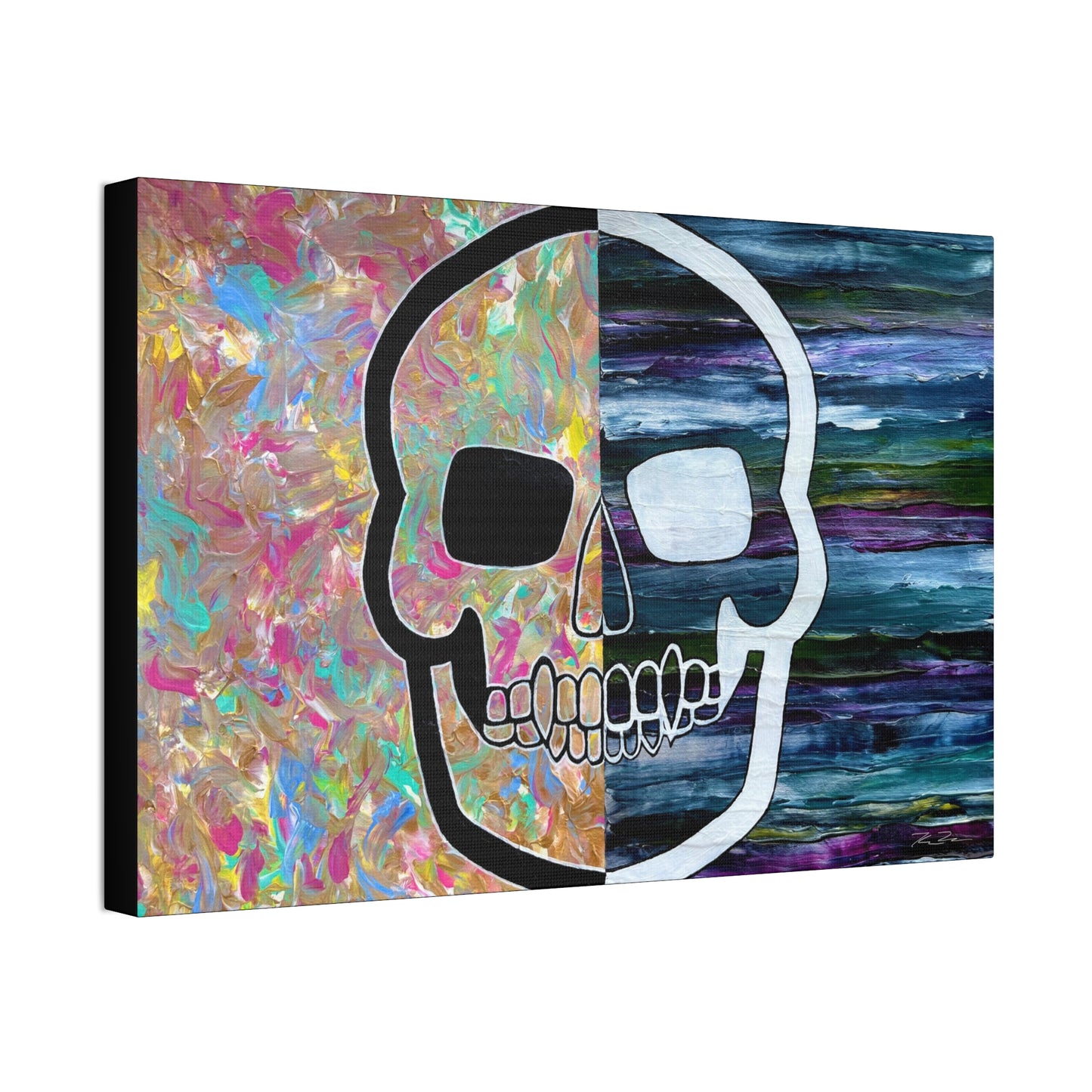 Split Skull (on canvas.)