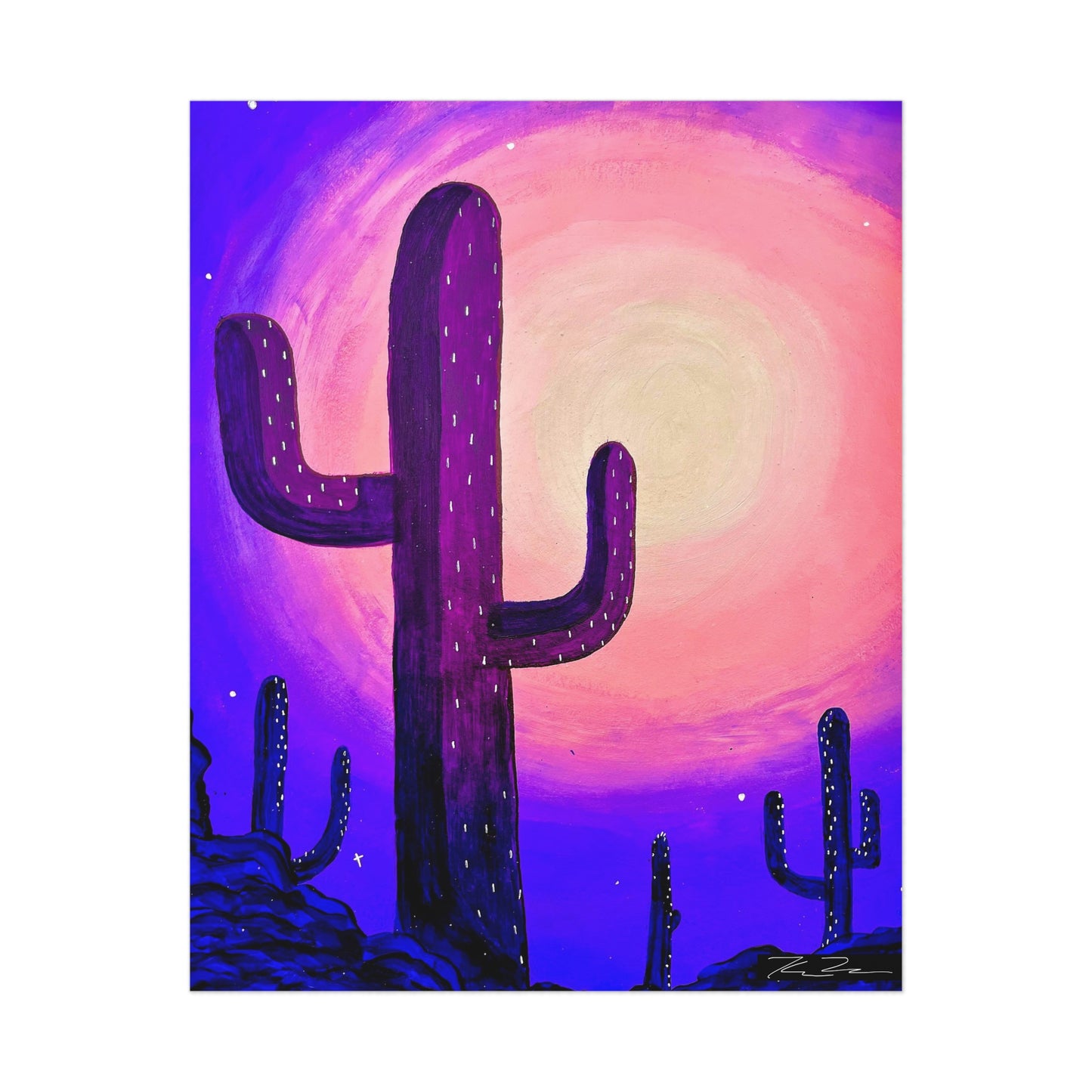 Violet Desert (poster.)