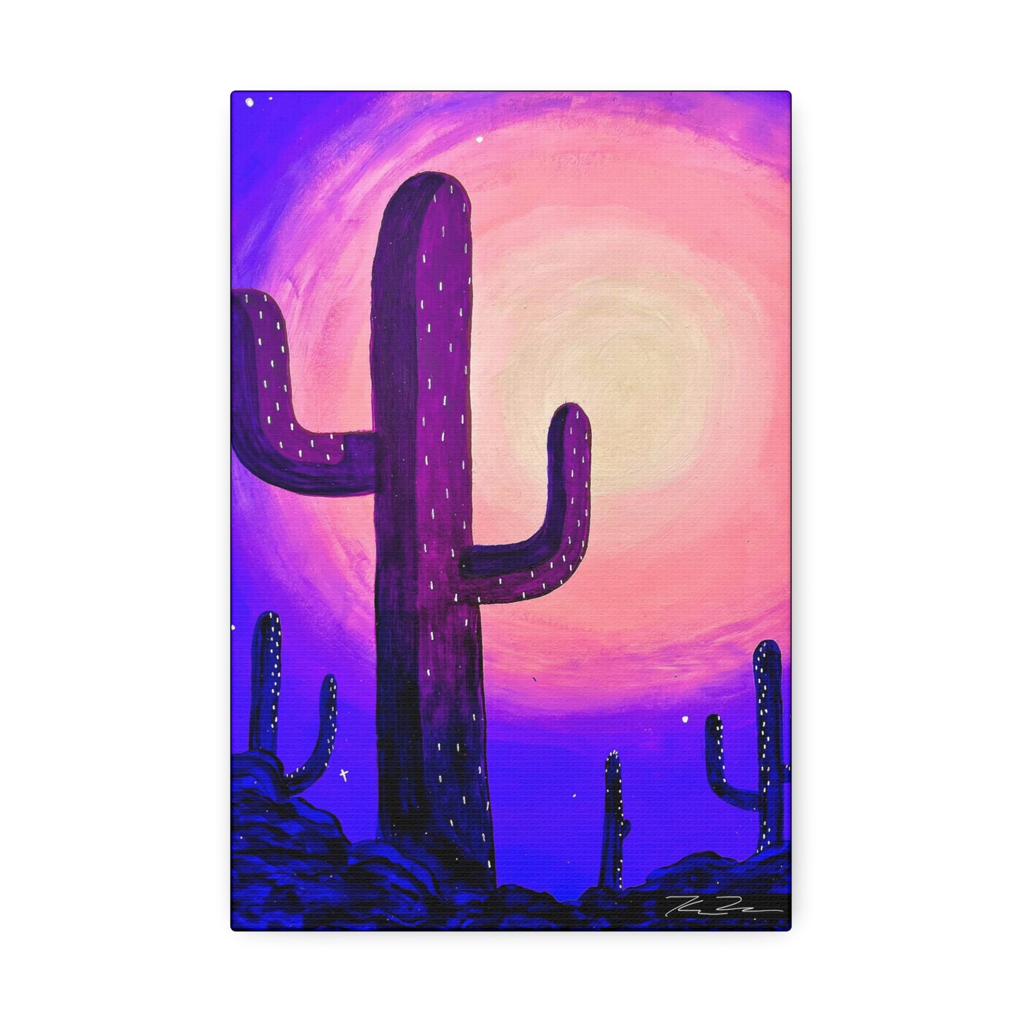 Violet Desert (on canvas.)