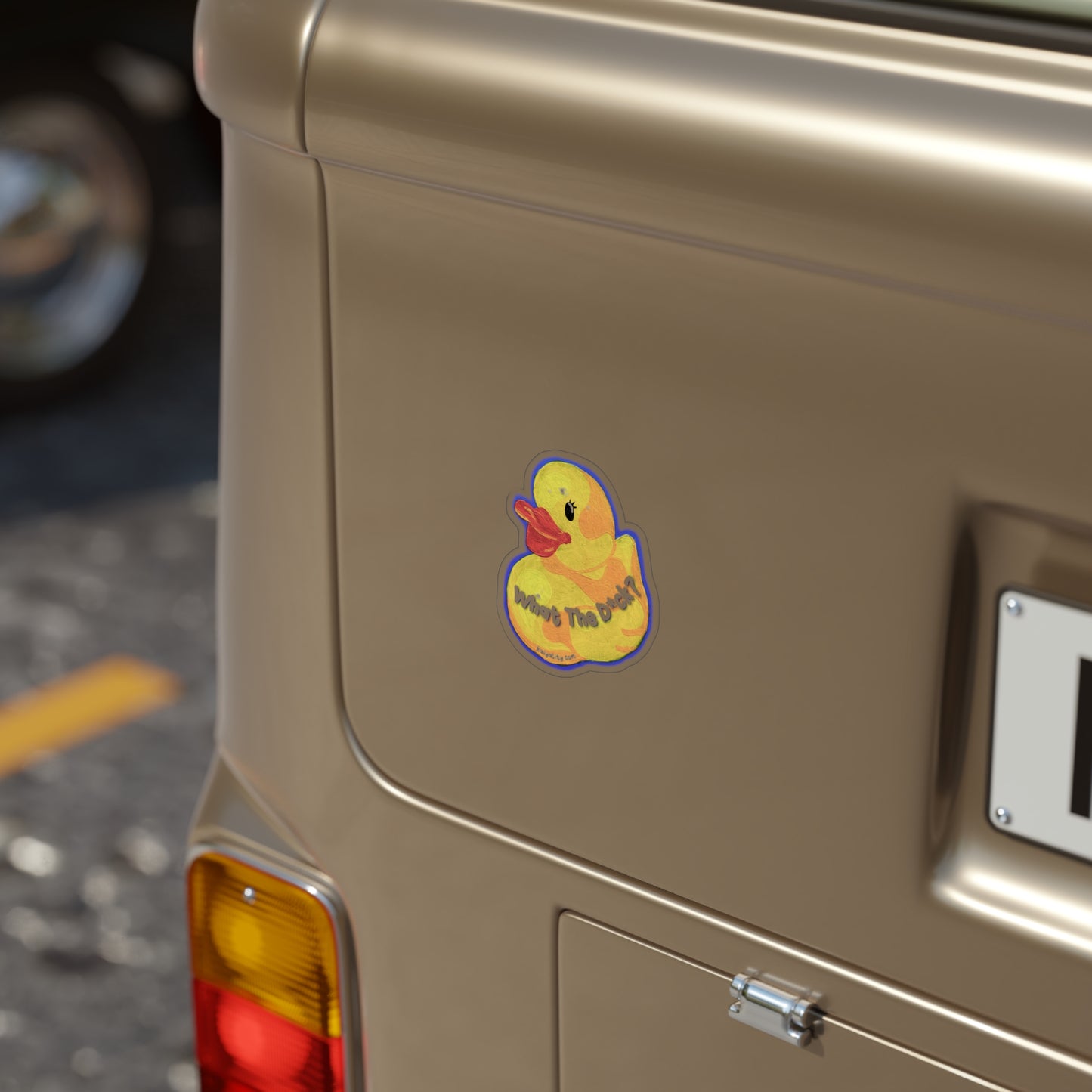 ‘What the Duck’ (vinyl decal sticker)