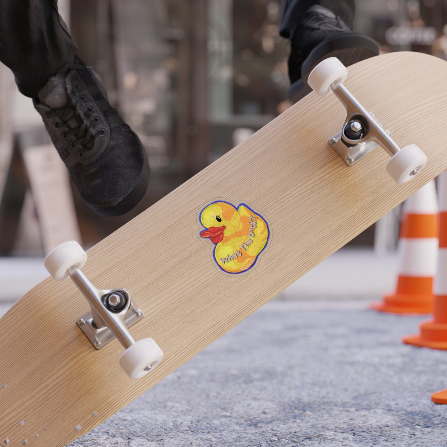 ‘What the Duck’ (vinyl decal sticker)