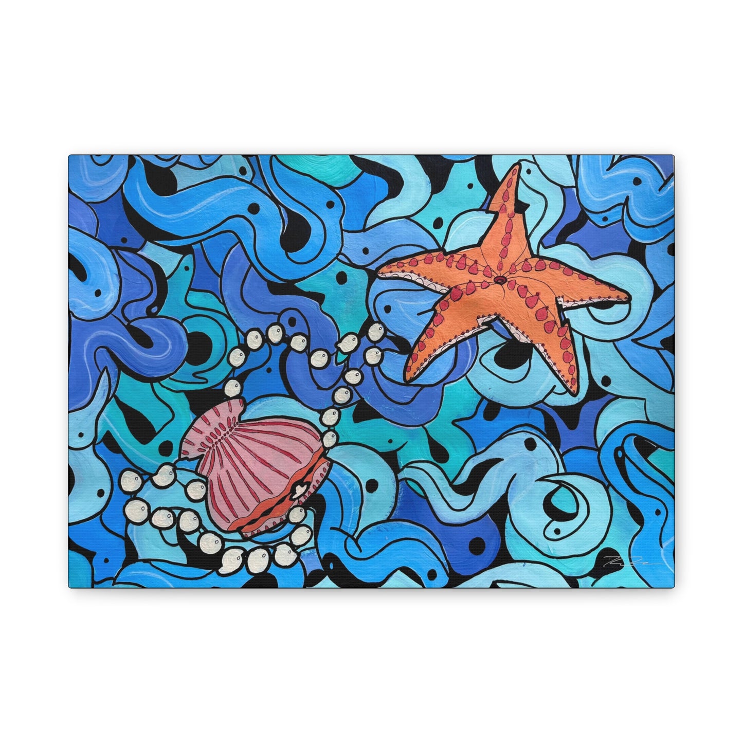 90’s Reef (on canvas.)