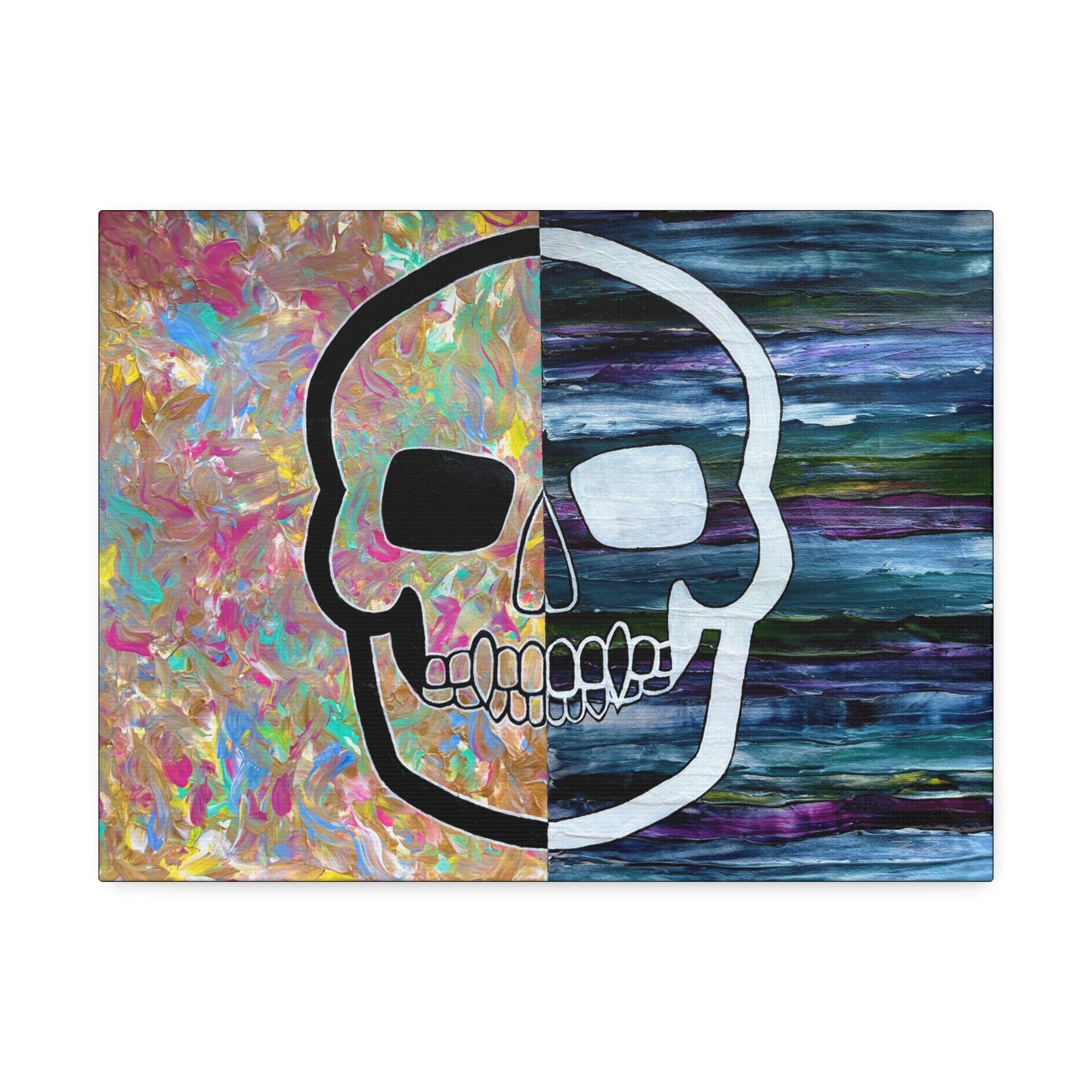 Split Skull (on canvas.)