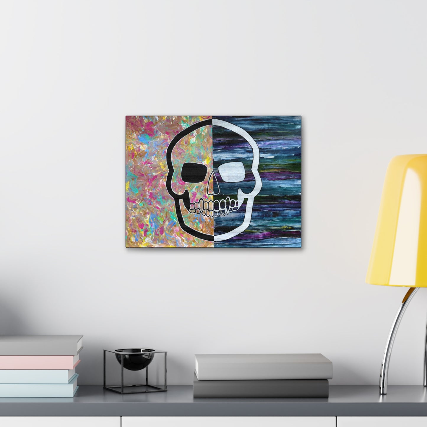 Split Skull (on canvas.)