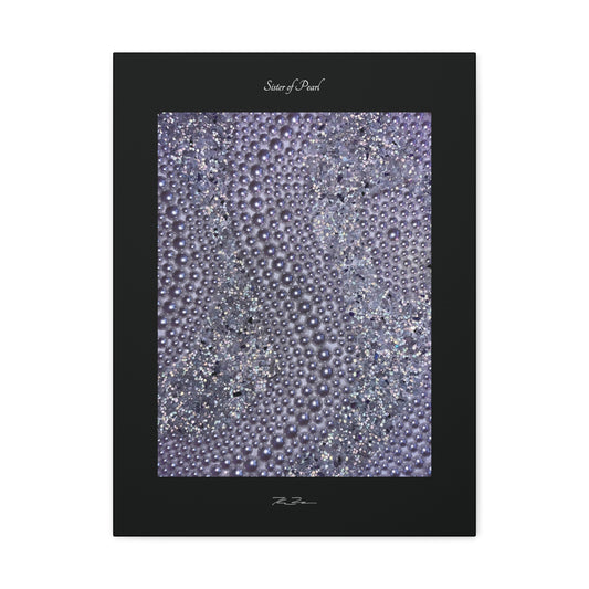 Sister of Pearl (artist’s canvas.)