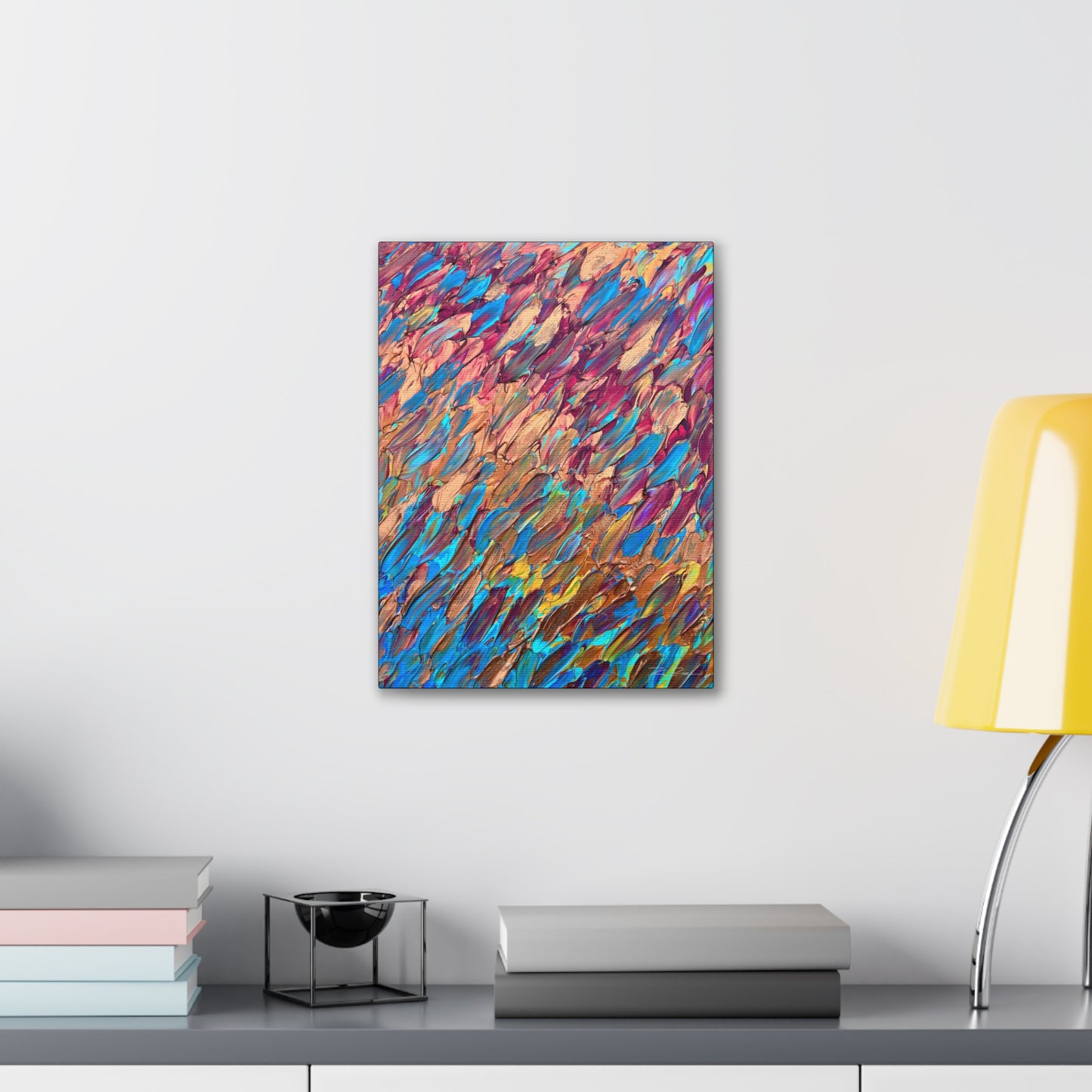 Cool Beach Day (on canvas.)