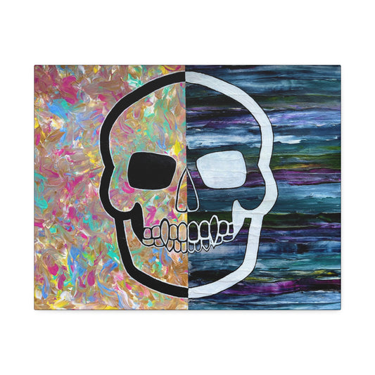 Split Skull (on canvas.)