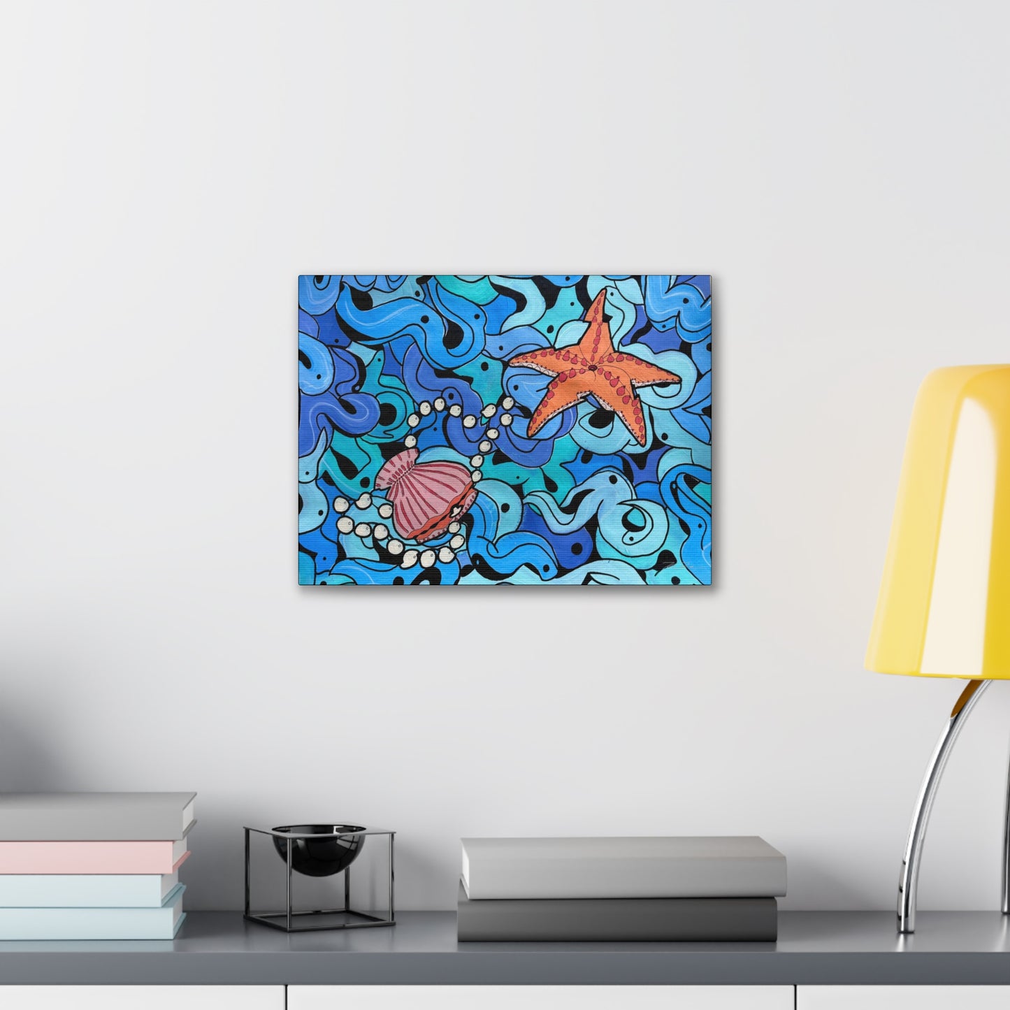 90’s Reef (on canvas.)