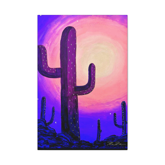 Violet Desert (on canvas.)